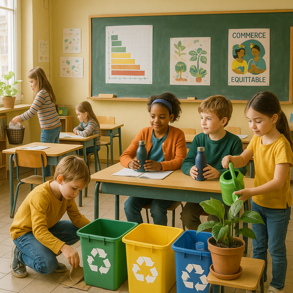 10 actions concrètes pour une classe écoresponsable