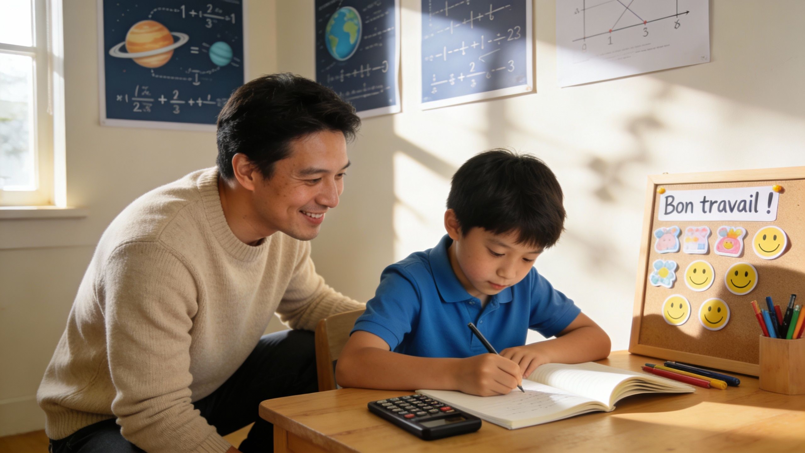 Motiver un enfant à travailler efficacement