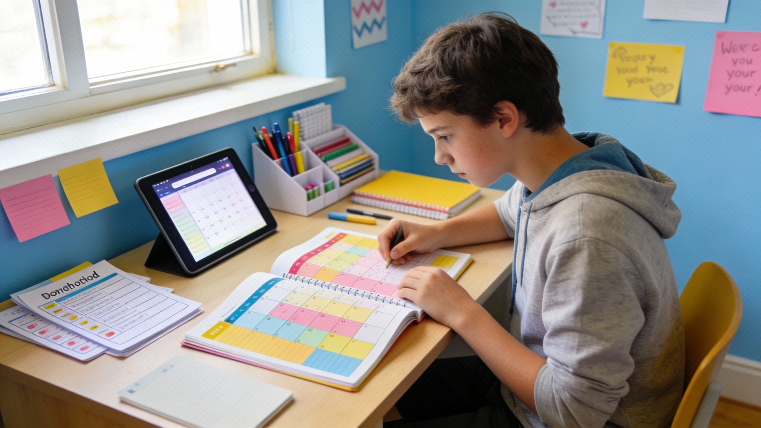 Organisation du travail scolaire au quotidien