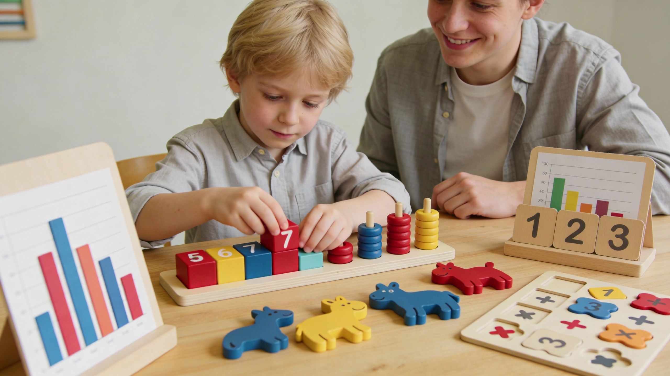 Exercices de mathématiques adaptés à la dyscalculie