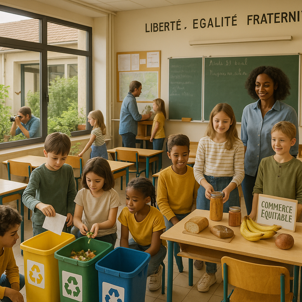 Action développement durable école : 12 idées simples à lancer