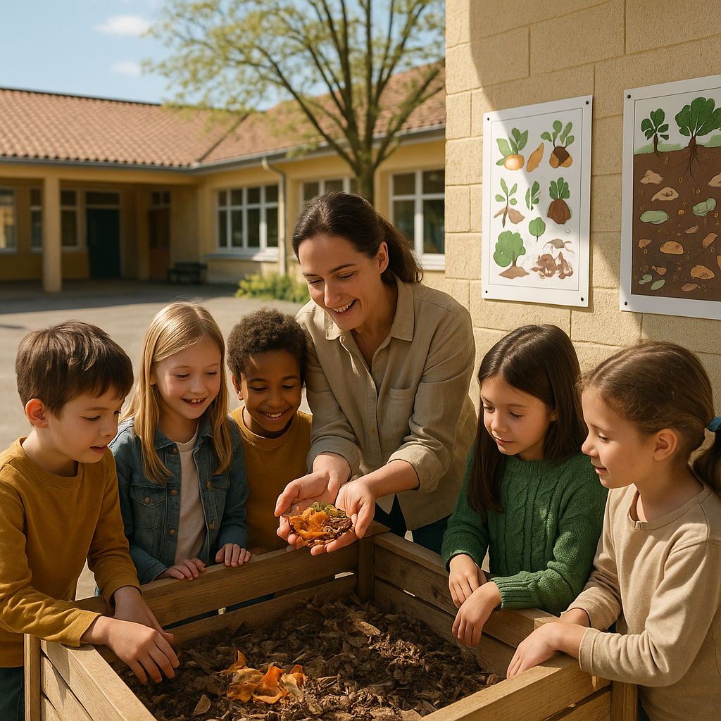 Apprendre le compostage à l’école : méthode simple et concrète