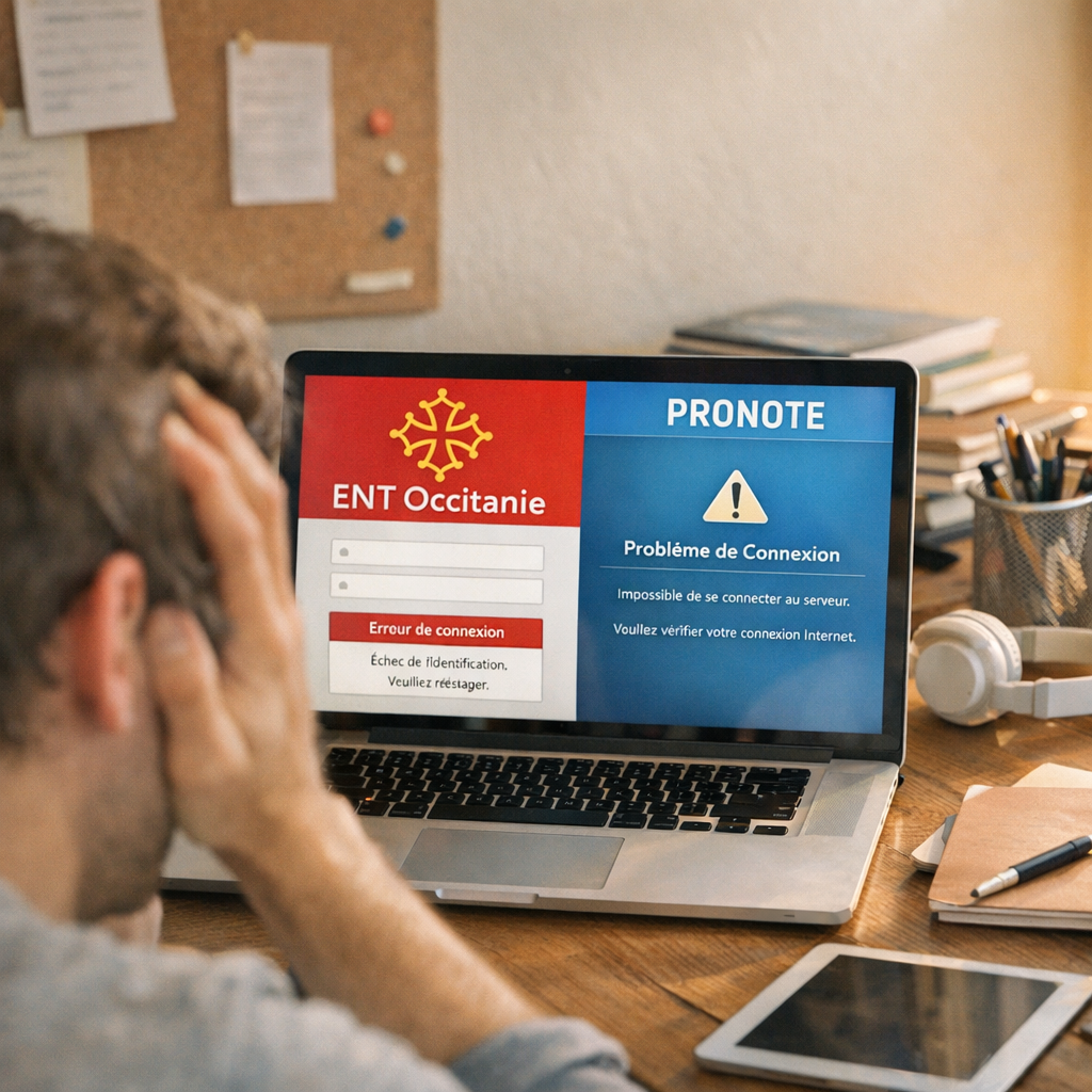 ENT Occitanie, Pronote et problèmes de connexion courants