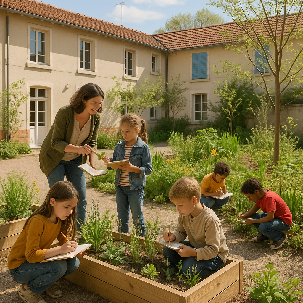 Comment créer un coin nature dans la cour de récréation