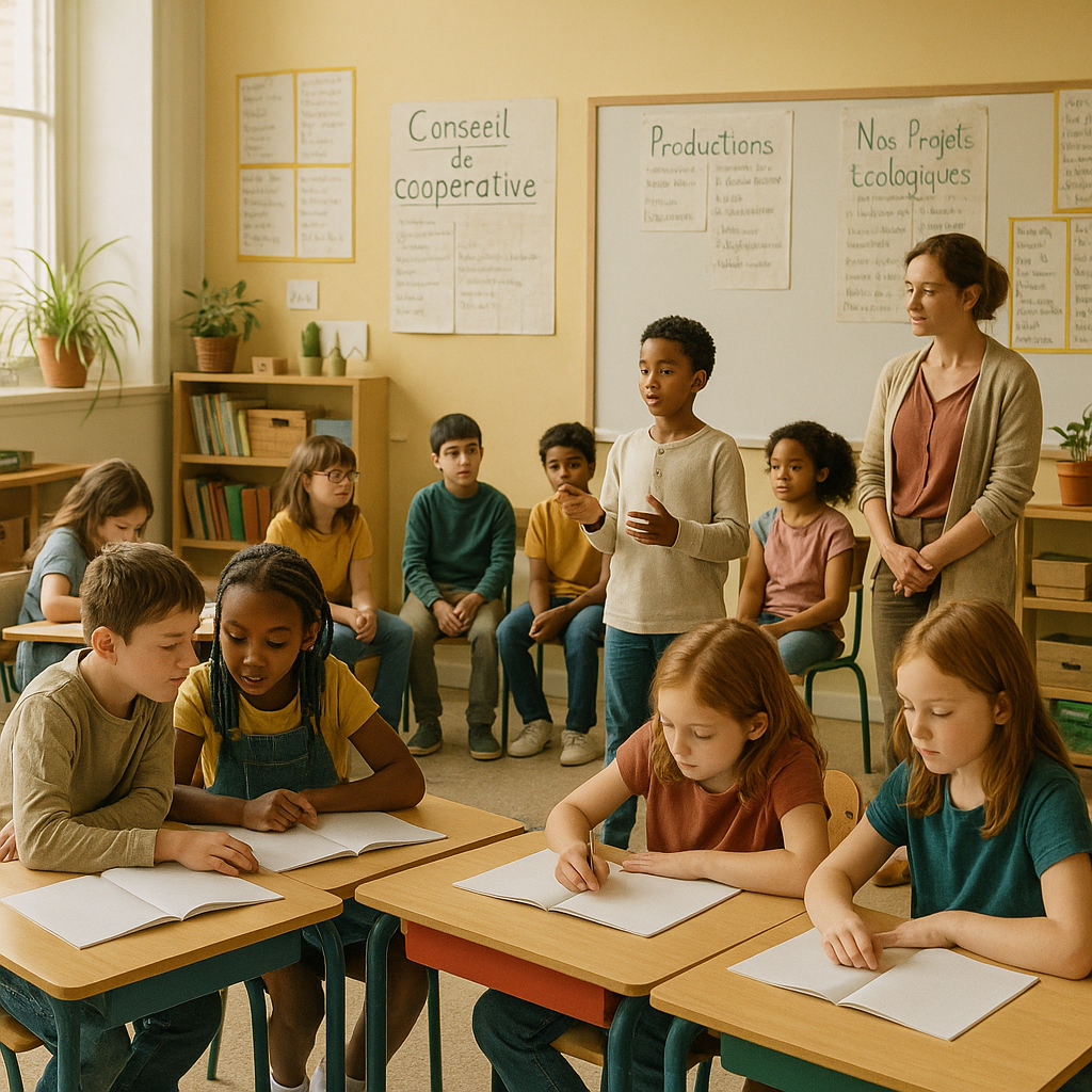 Comment mettre en place une pédagogie Freinet en classe