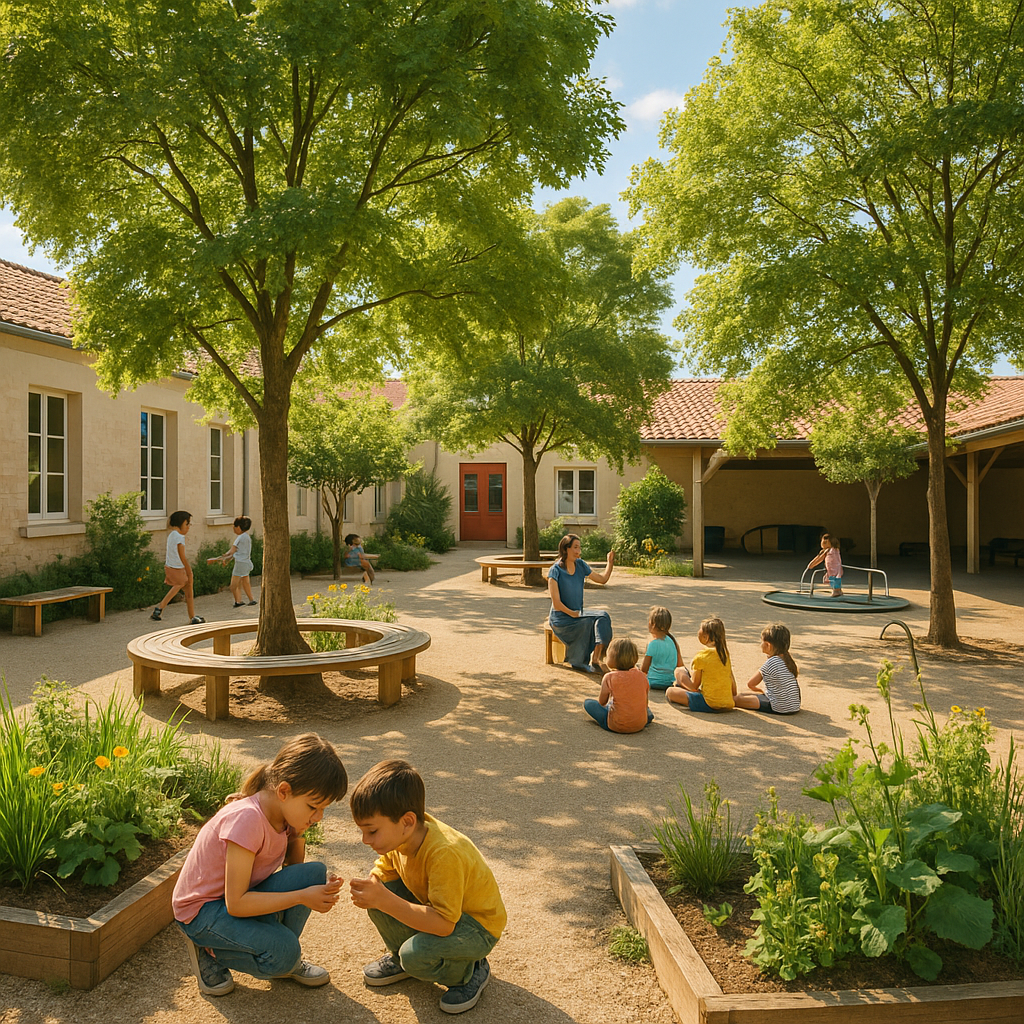 Cour oasis projet pédagogique : guide concret pour l’école