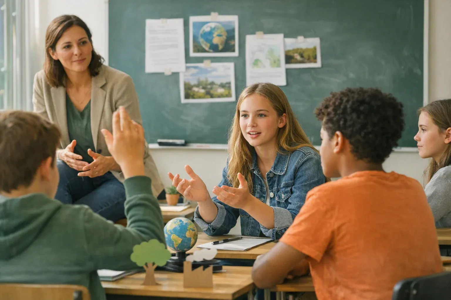 Débat écologie : organiser un échange serein en classe