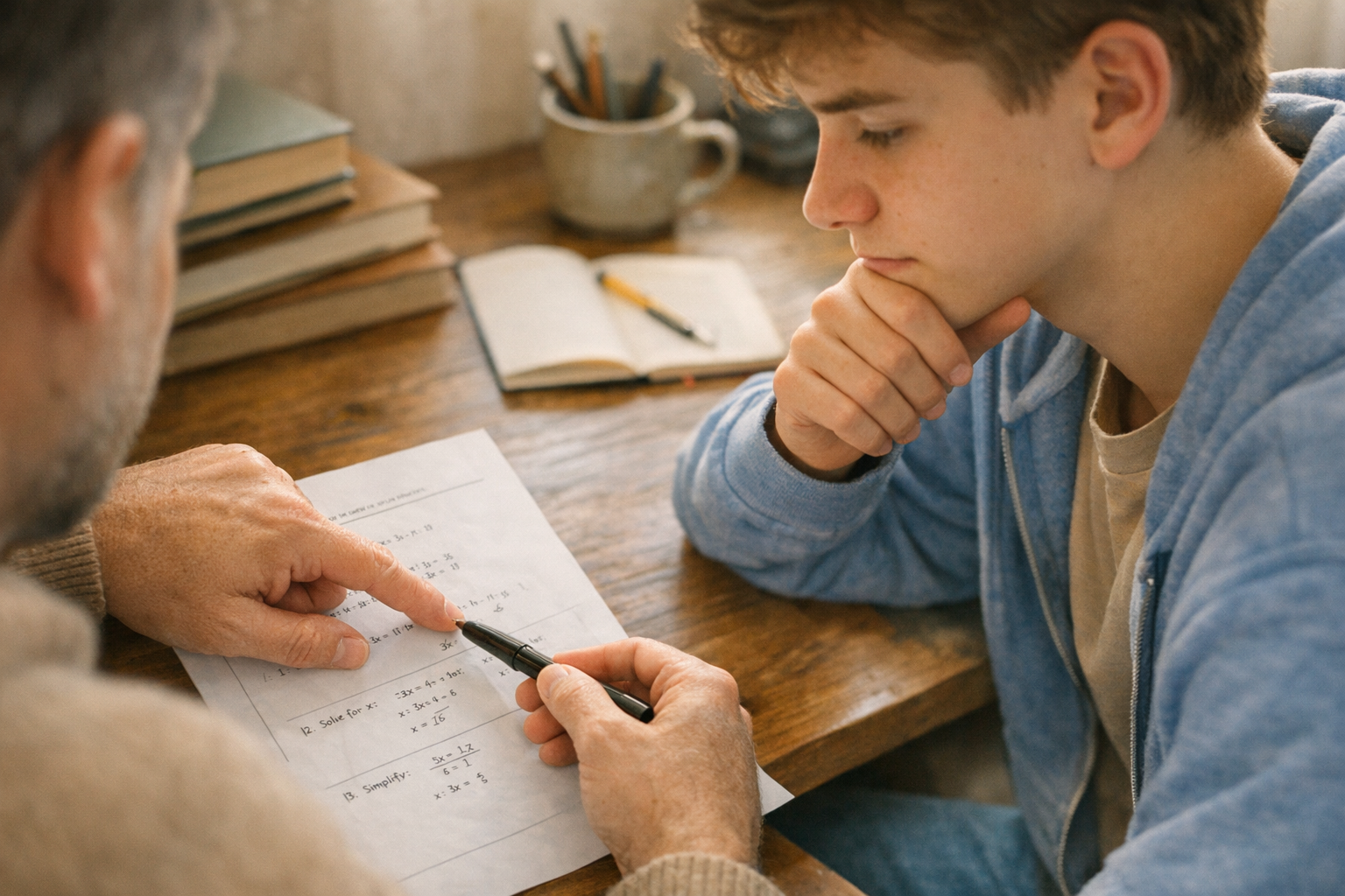 Devoir facile : aider sans faire à la place
