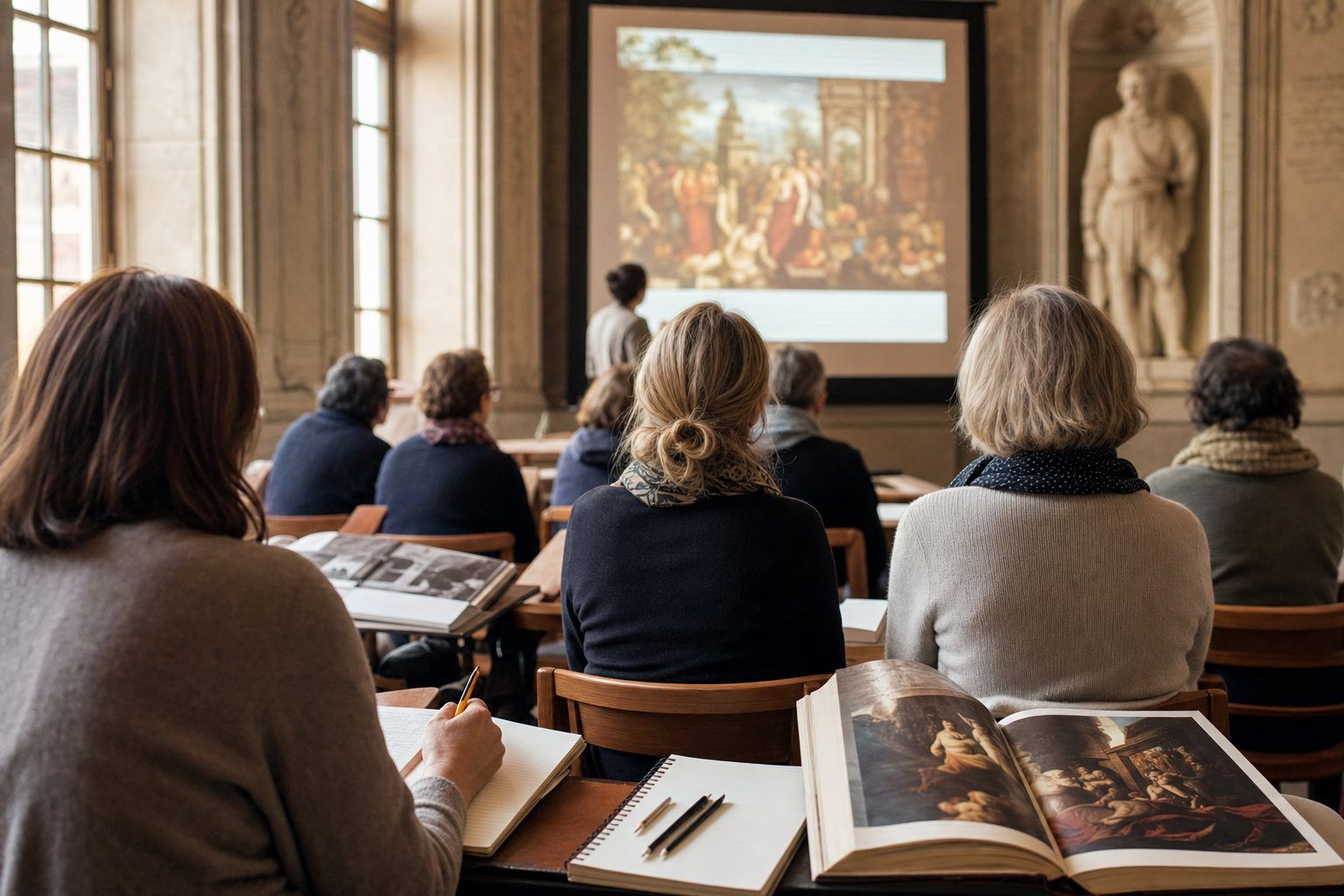 Auditeurs libres et cours&nbsp;: découvrir l’École du Louvre sans suivre un cursus diplômant