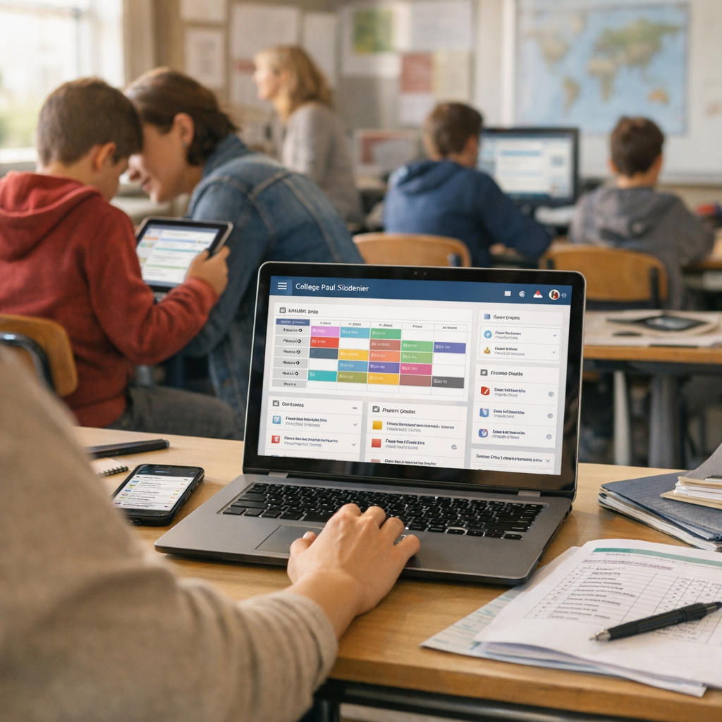 Actualités du collège Paul Sixdenier&nbsp;: ce que l’ENT permet de suivre