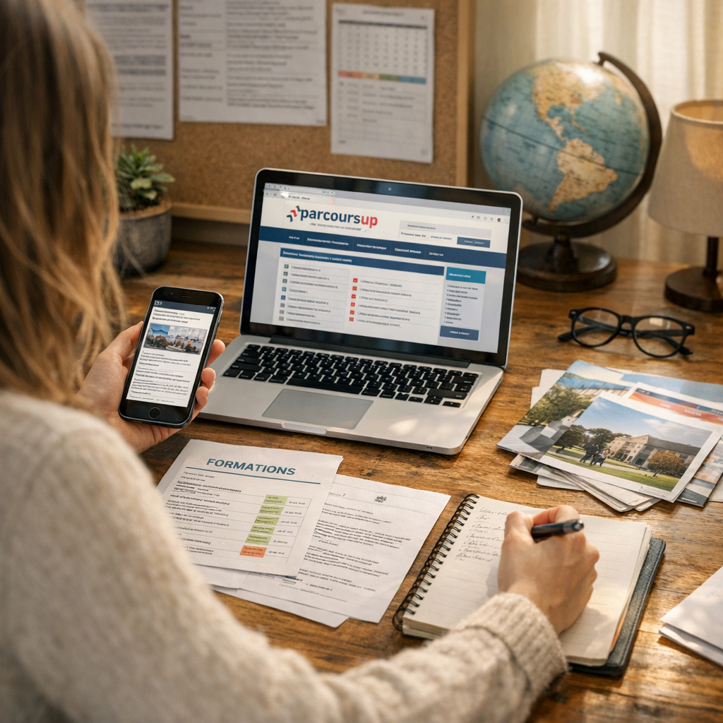 3. Suivre les actualités administratives, Parcoursup et les formations
