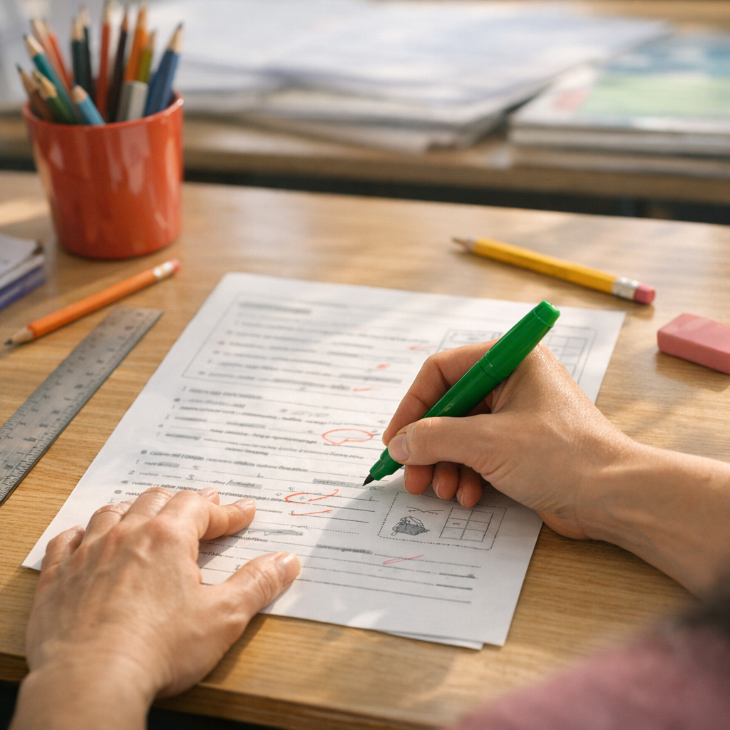 Comment corriger une fiche CM2 avec la méthode Écoles Équitable