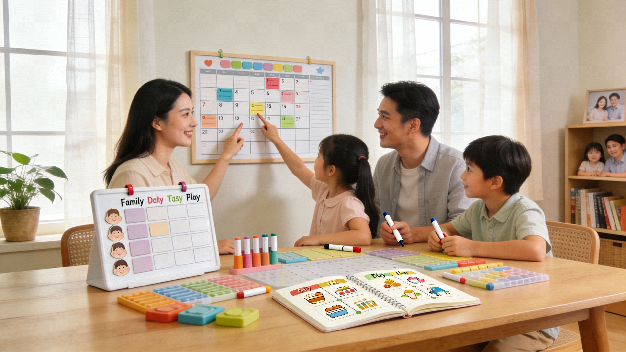 Organisation familiale efficace au quotidien