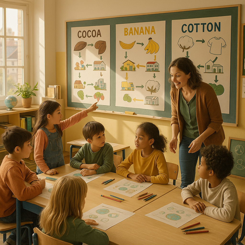 Monter un projet commerce équitable à l'école : guide simple