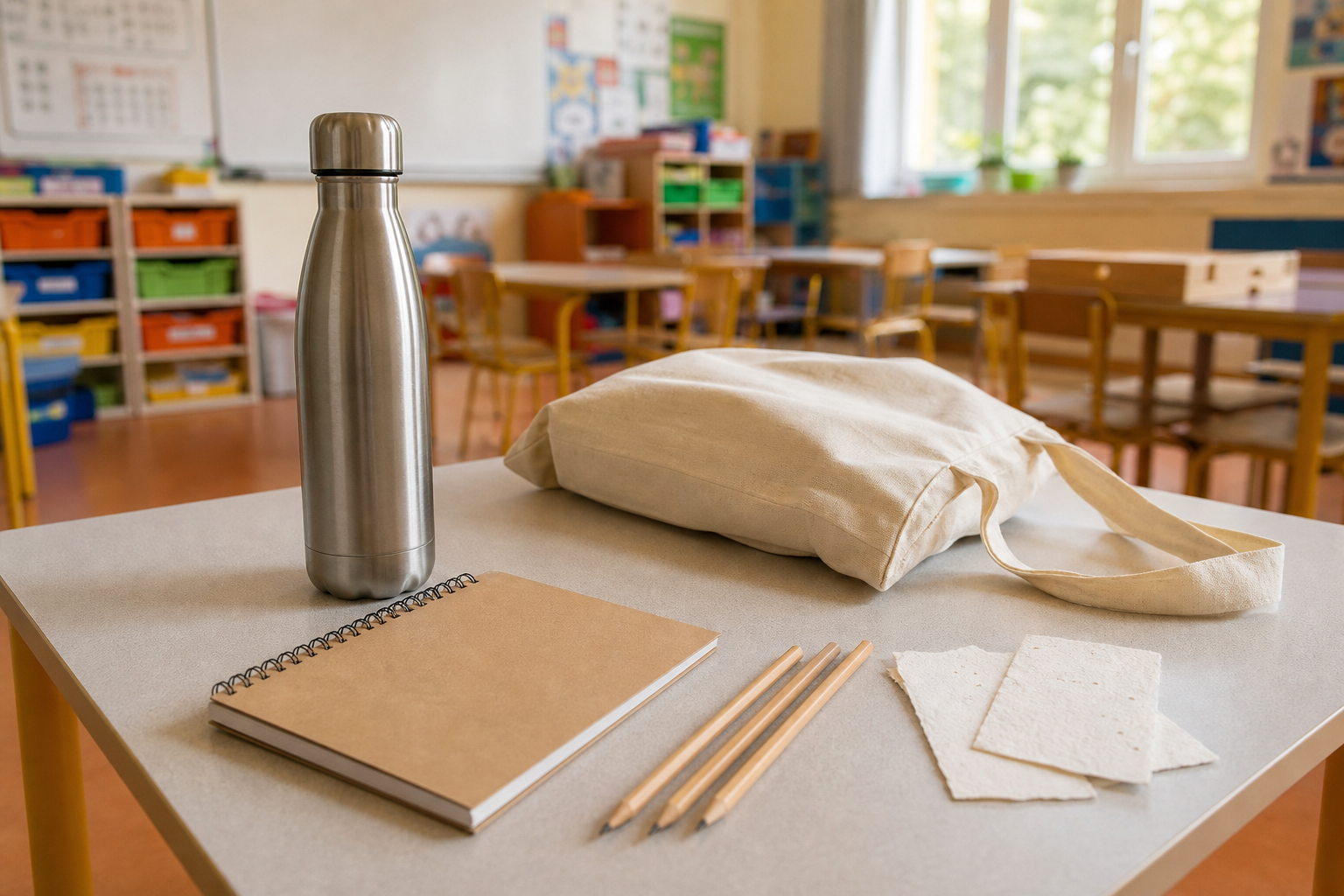 Les objets publicitaires responsables servent la communication d’école