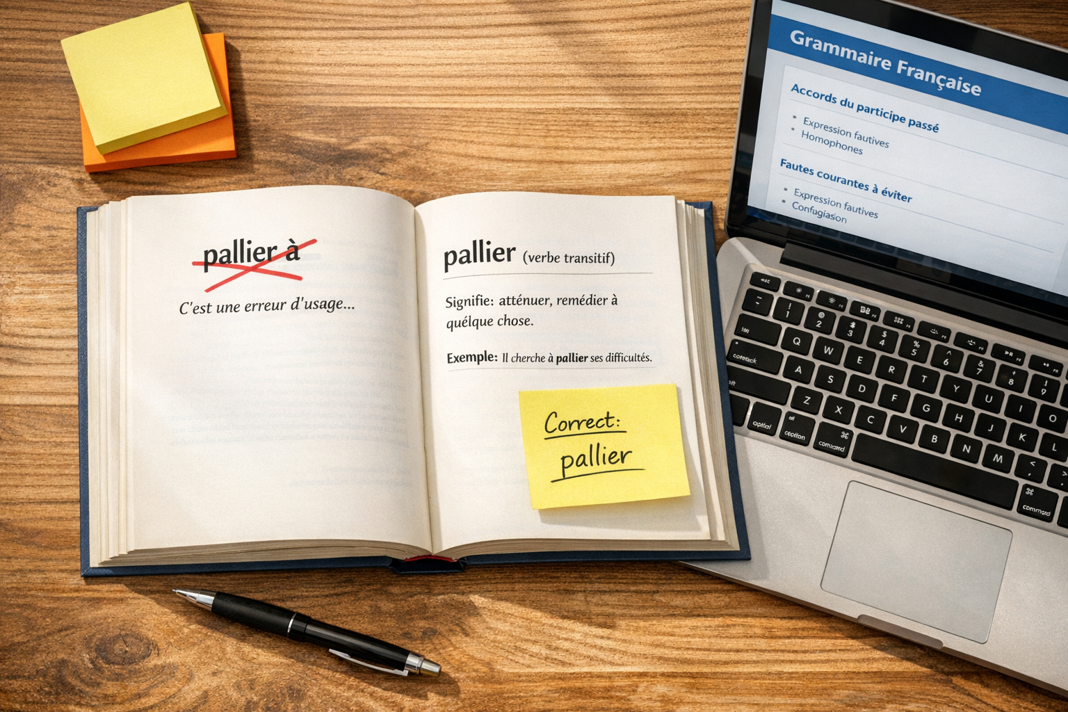 Pallier à : faute ou usage correct ? La règle simple