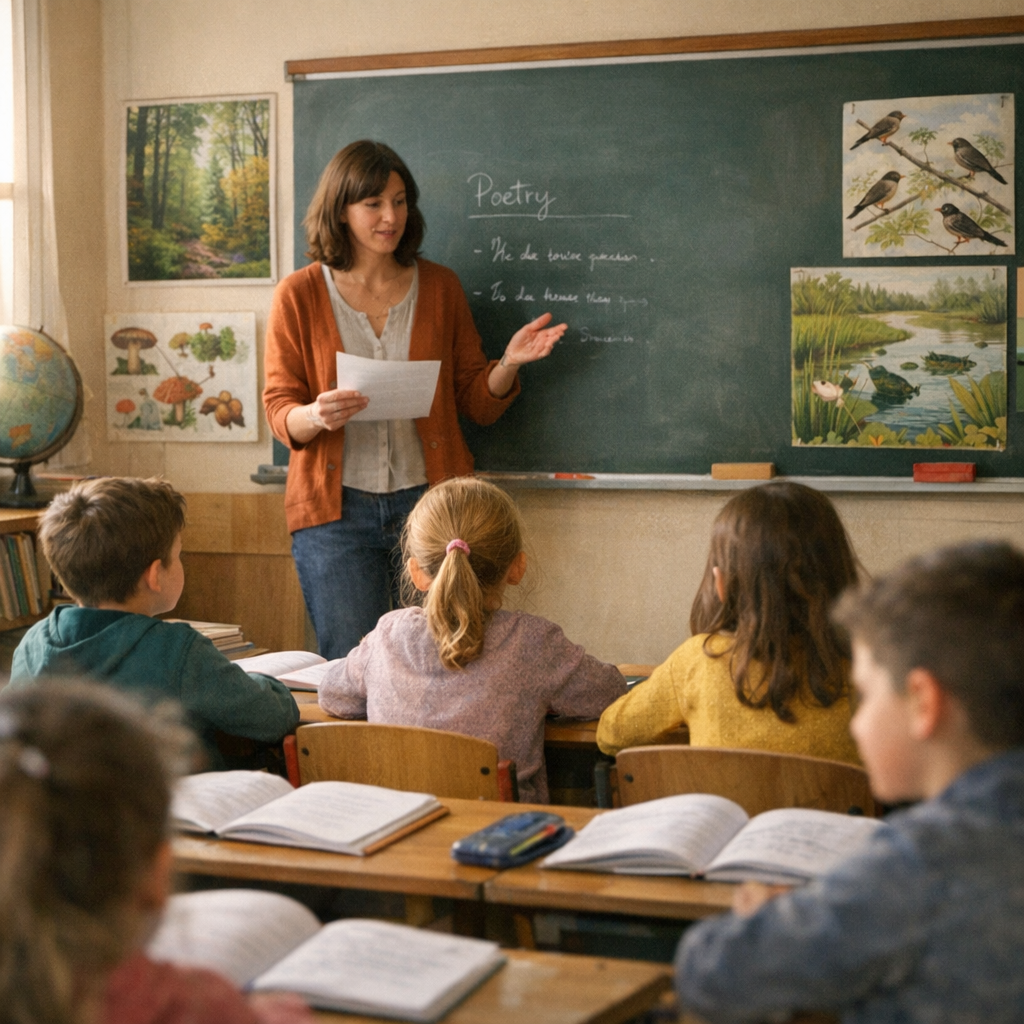 Poésie école primaire : bien choisir selon chaque cycle