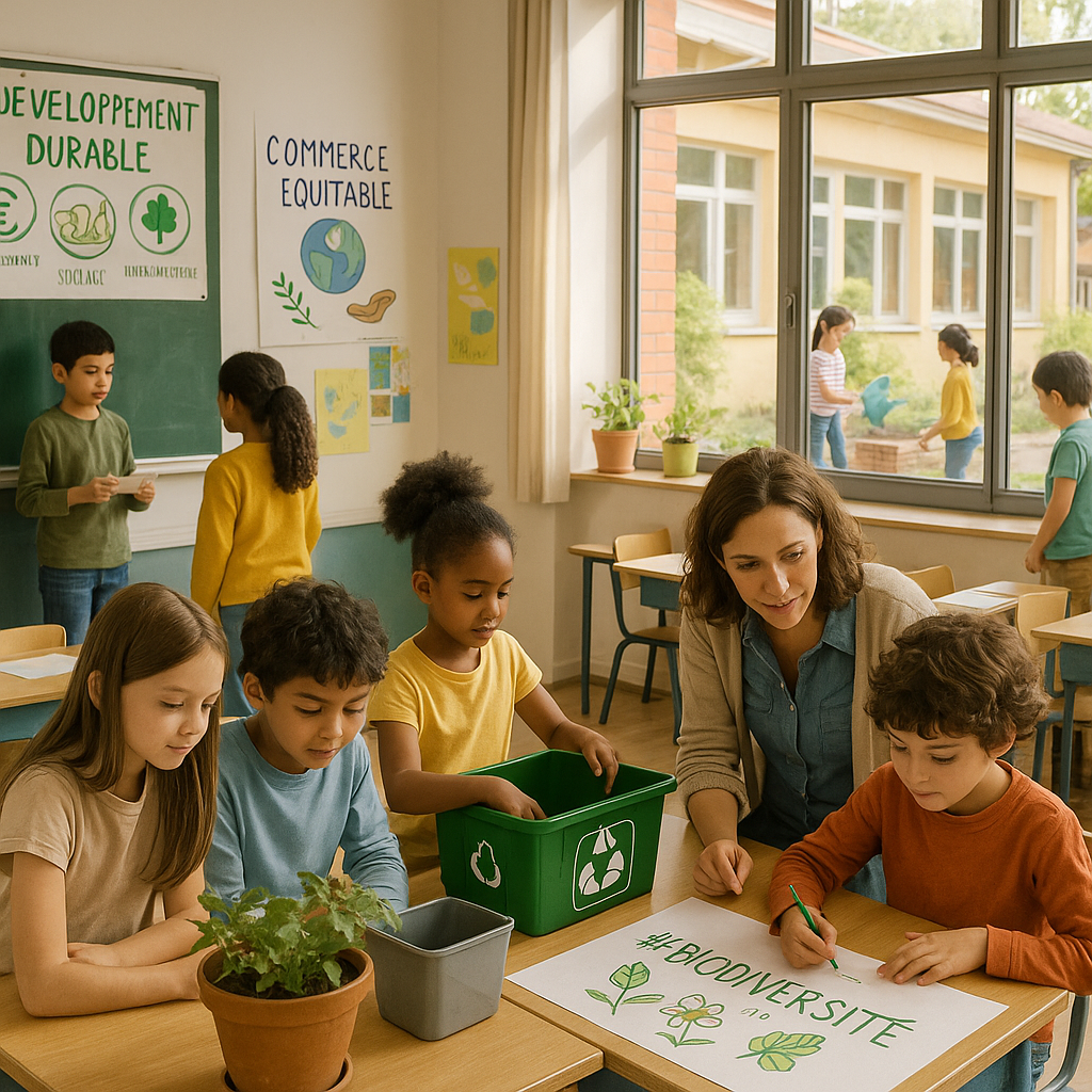 Projet développement durable école : méthode simple et efficace