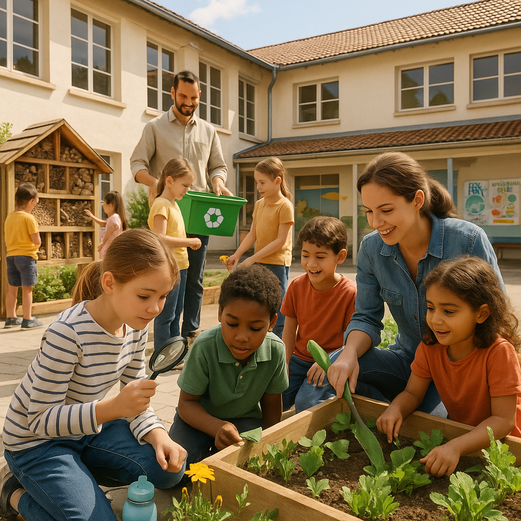 Qu'est-ce qu'une école écoresponsable ? Définition et actions