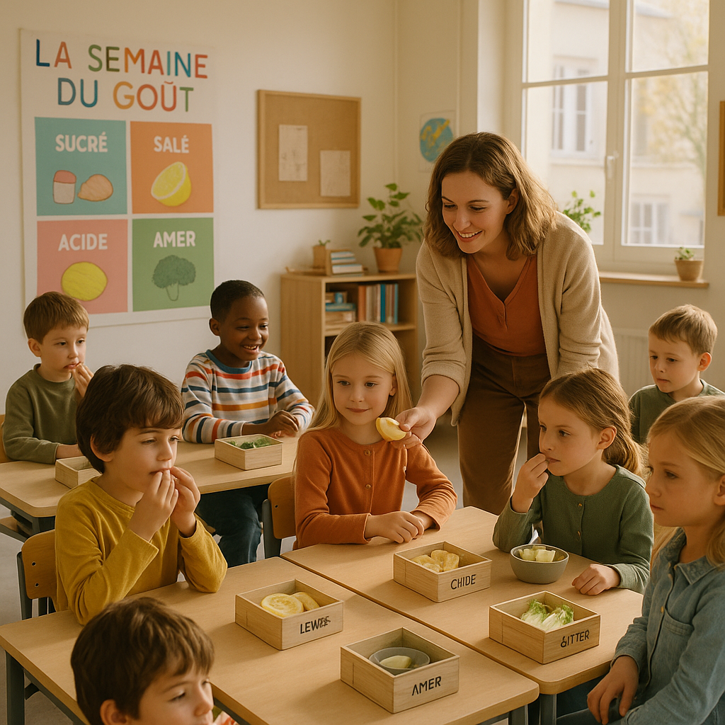Semaine du Goût les 4 saveurs : atelier clé en main en classe