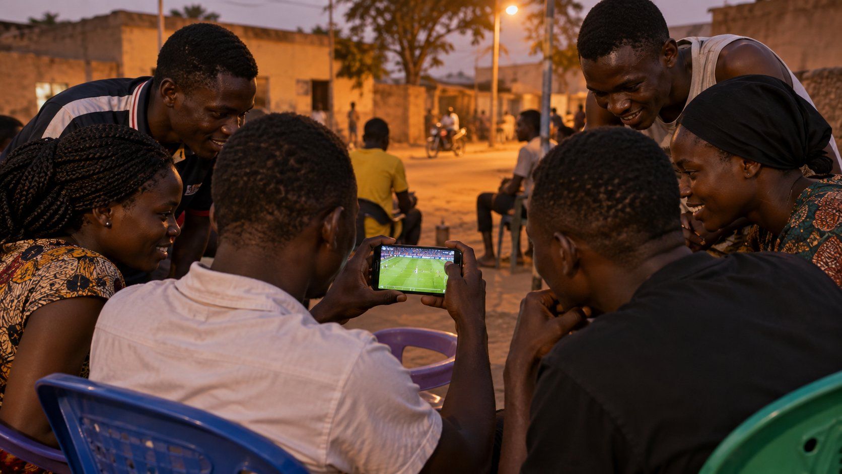 Suivre les matchs des Étalons sur smartphone au Burkina Faso