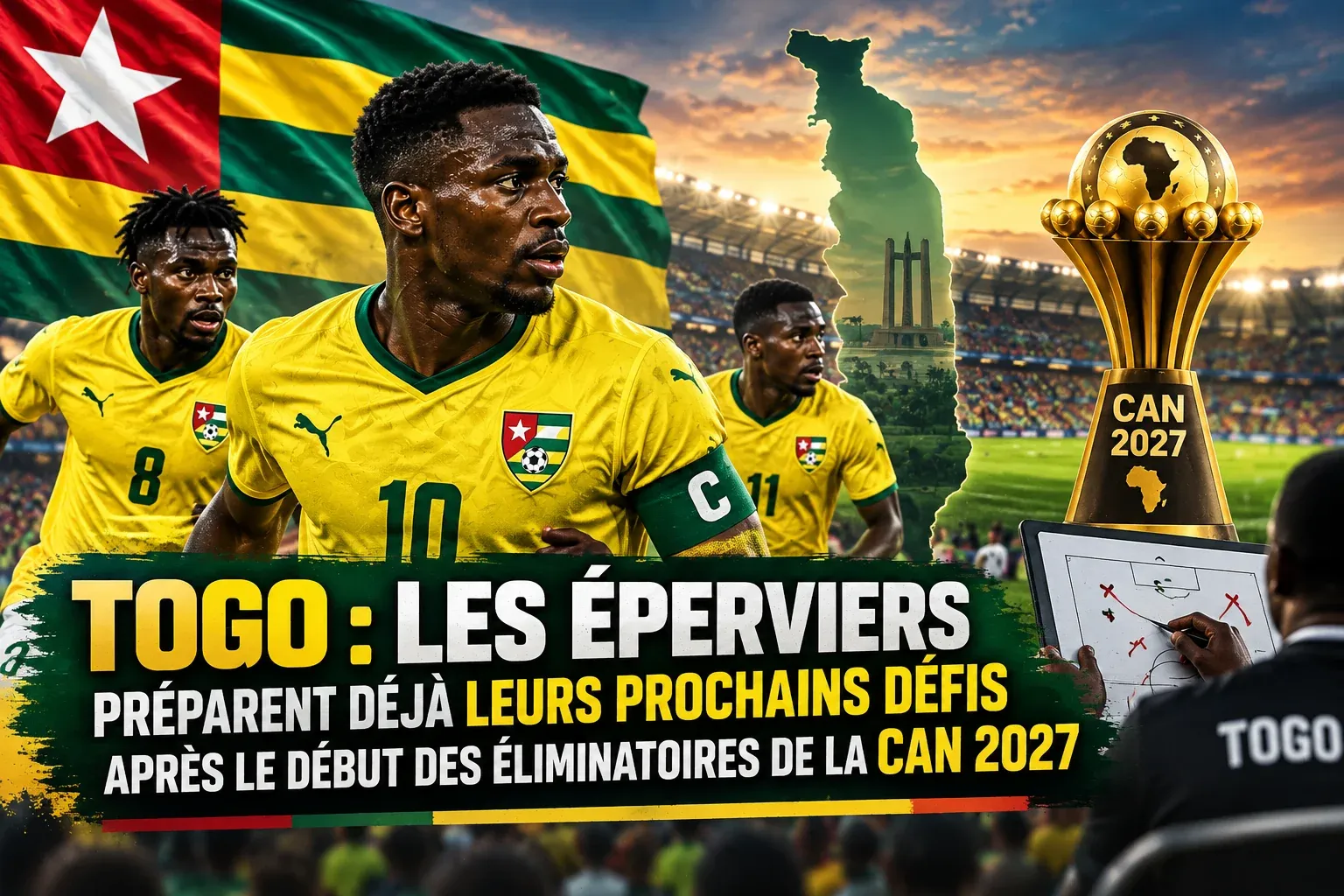 Togo : les Éperviers préparent déjà leurs prochains défis après le début des éliminatoires de la CAN 2027