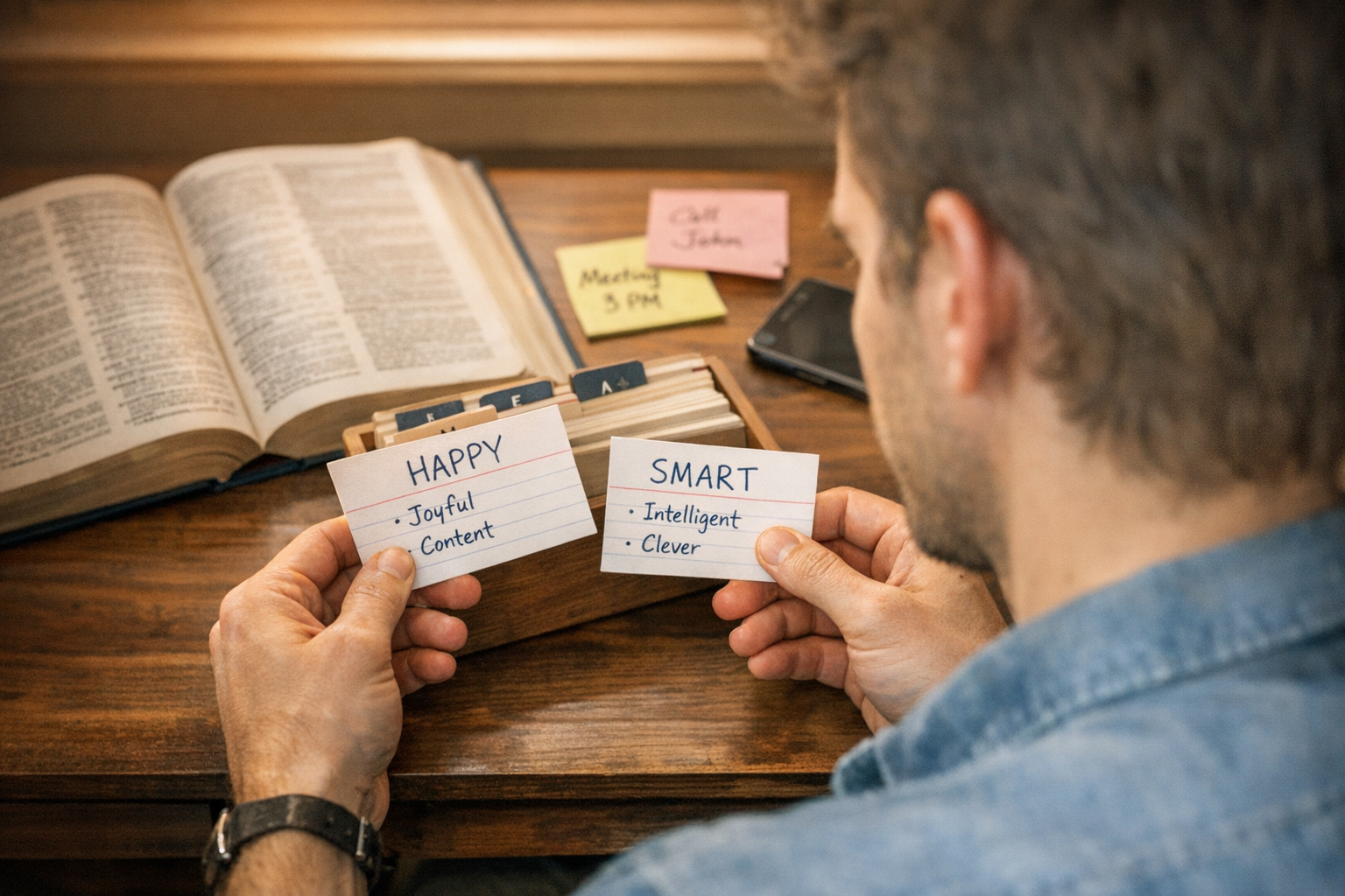 Trouver synonyme : choisir le bon mot selon le contexte