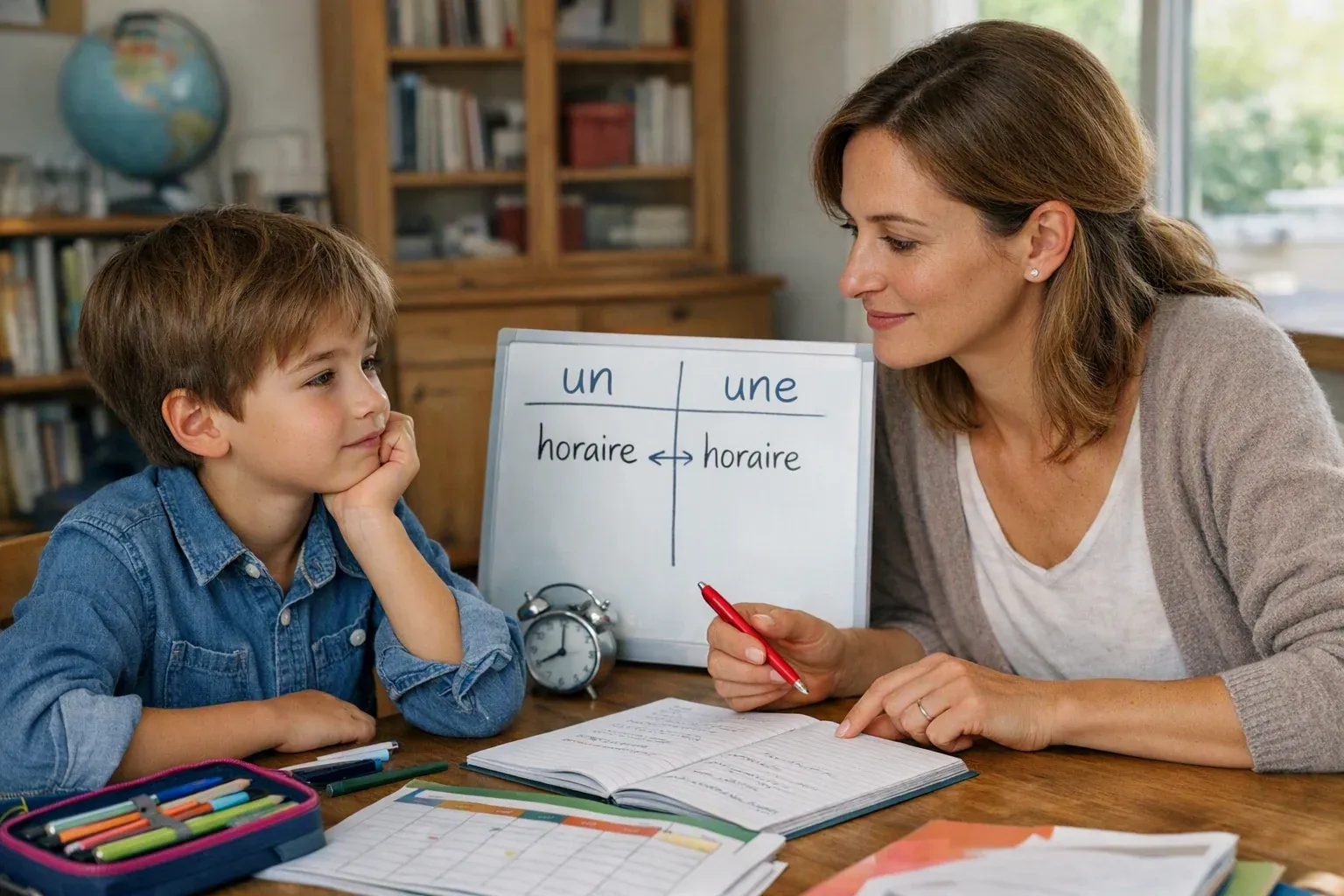 Un ou une horaire : la bonne forme sans hésiter