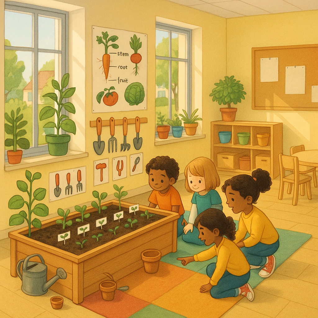 Vocabulaire potager maternelle : les mots clés pour la classe